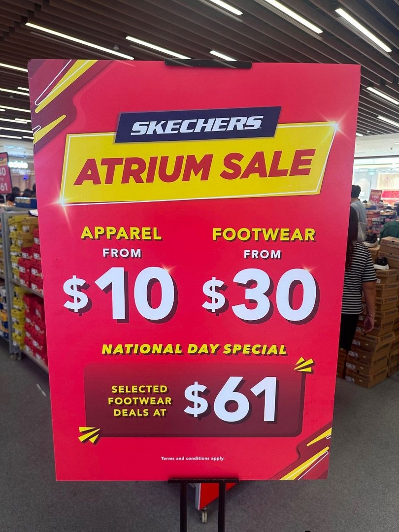 SKECHERS-Singapore-Atrium-Sale-with-Apparel Now till 31 August 2026: SKECHERS Singapore: Atrium Sale with Apparel from $10 and Footwear from $30 at IMM