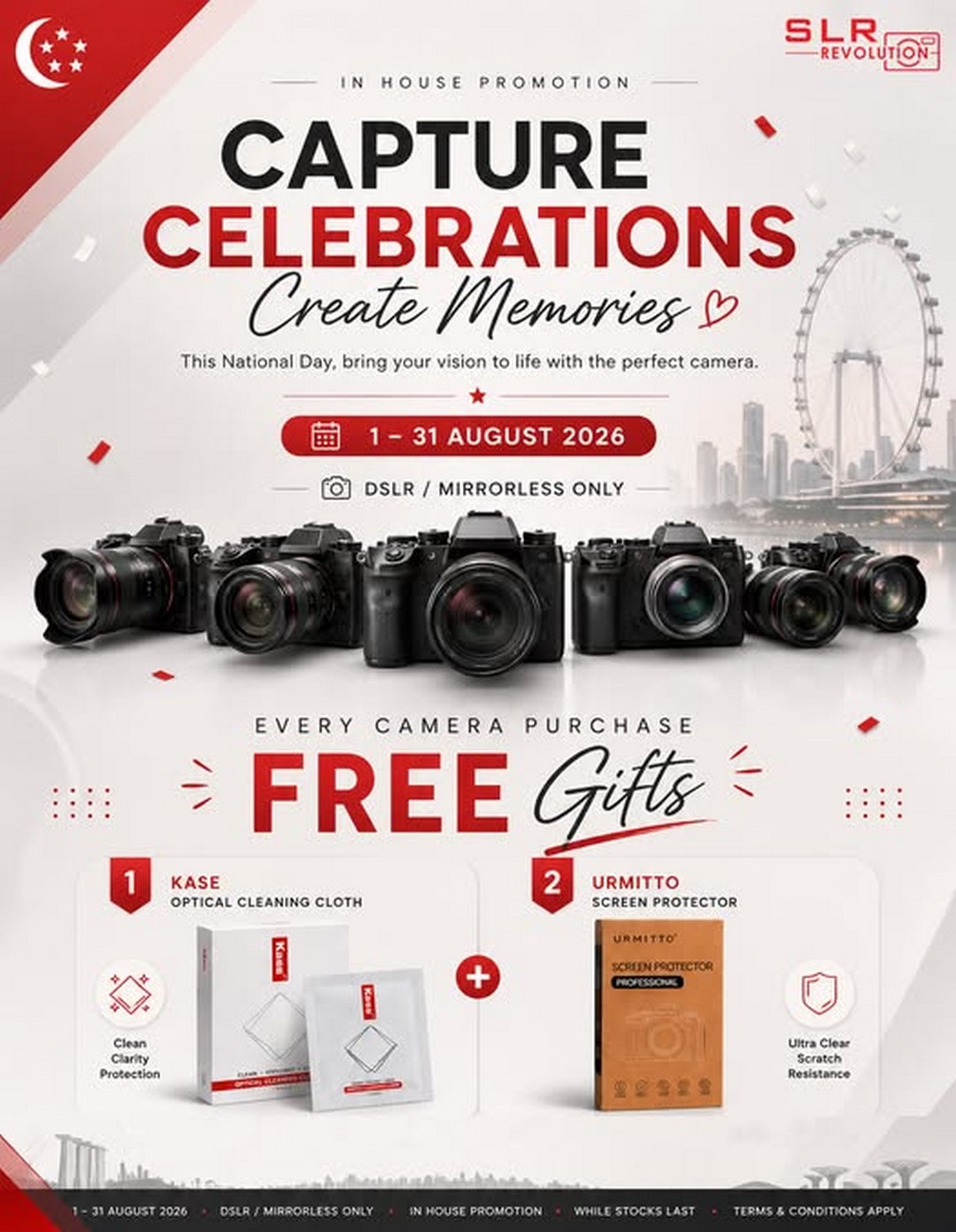 SLR-Revolution-National-Day-Promotion 1-31 August 2026: SLR Revolution National Day Promotion, Enjoy Free Exclusive Gifts With DSLR and Mirrorless Camera Purchase