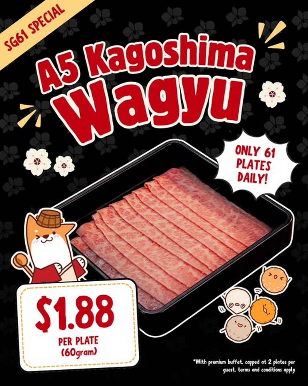 Suki-Ya-Singapore-SG61-Promotion-Enjoy-A5-Kagoshima-Wagyu-Buffet 31 July 2026 onwards: Suki-Ya Singapore SG61 Promotion, Enjoy A5 Kagoshima Wagyu Buffet Deal at $1.88 Per Plate and Win iPhone 17 Giveaway