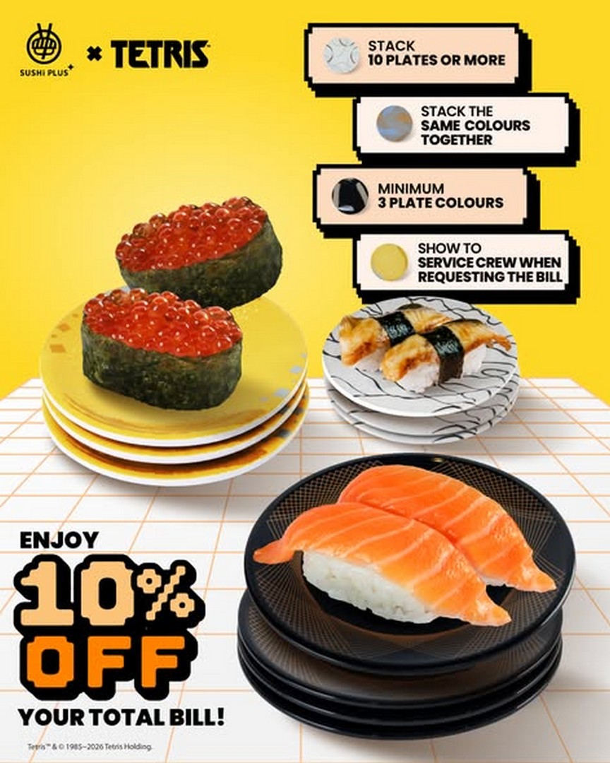 Sushi-Express-Singapore-x-Tetris-Promotion-2 13 August 2026 onwards: Sushi Express Singapore x Tetris Promotion – Take the Sushi Stack Challenge and Get 10% OFF Your Total Bill
