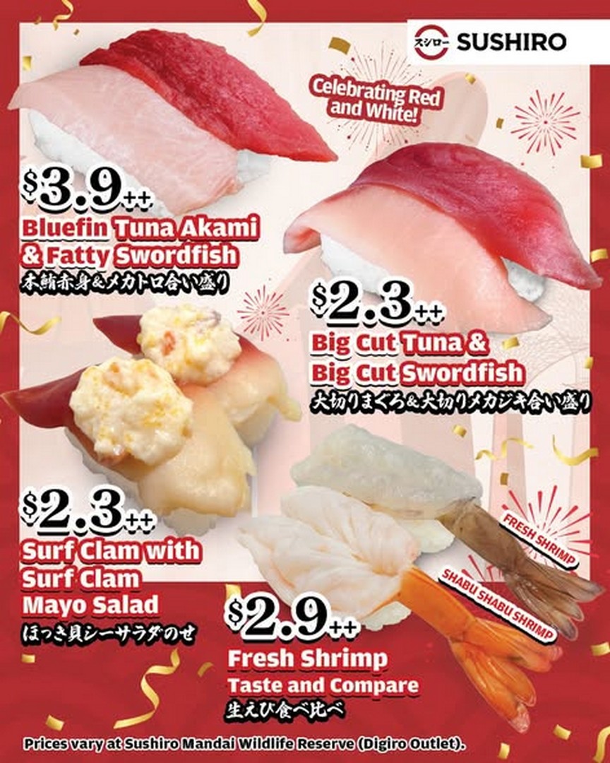 Sushiro-Singapore-SG61-Promotion-Enjoy-6.1-Birthday-Deals-3 5-11 August 2026: Sushiro Singapore SG61 Promotion Enjoy $6.1++ Birthday Deals, Sashimi Specials and Limited-Time Food Offers
