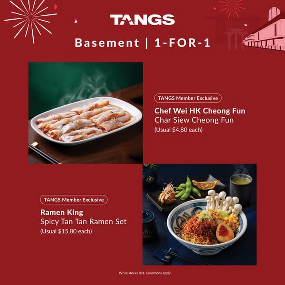 TANGS-1-for-1-Anniversary-Sale-2 Now Till 31 August 2026: c and Promotion at TANGS Basement with Food, Drinks, Desserts and Wellness Deals
