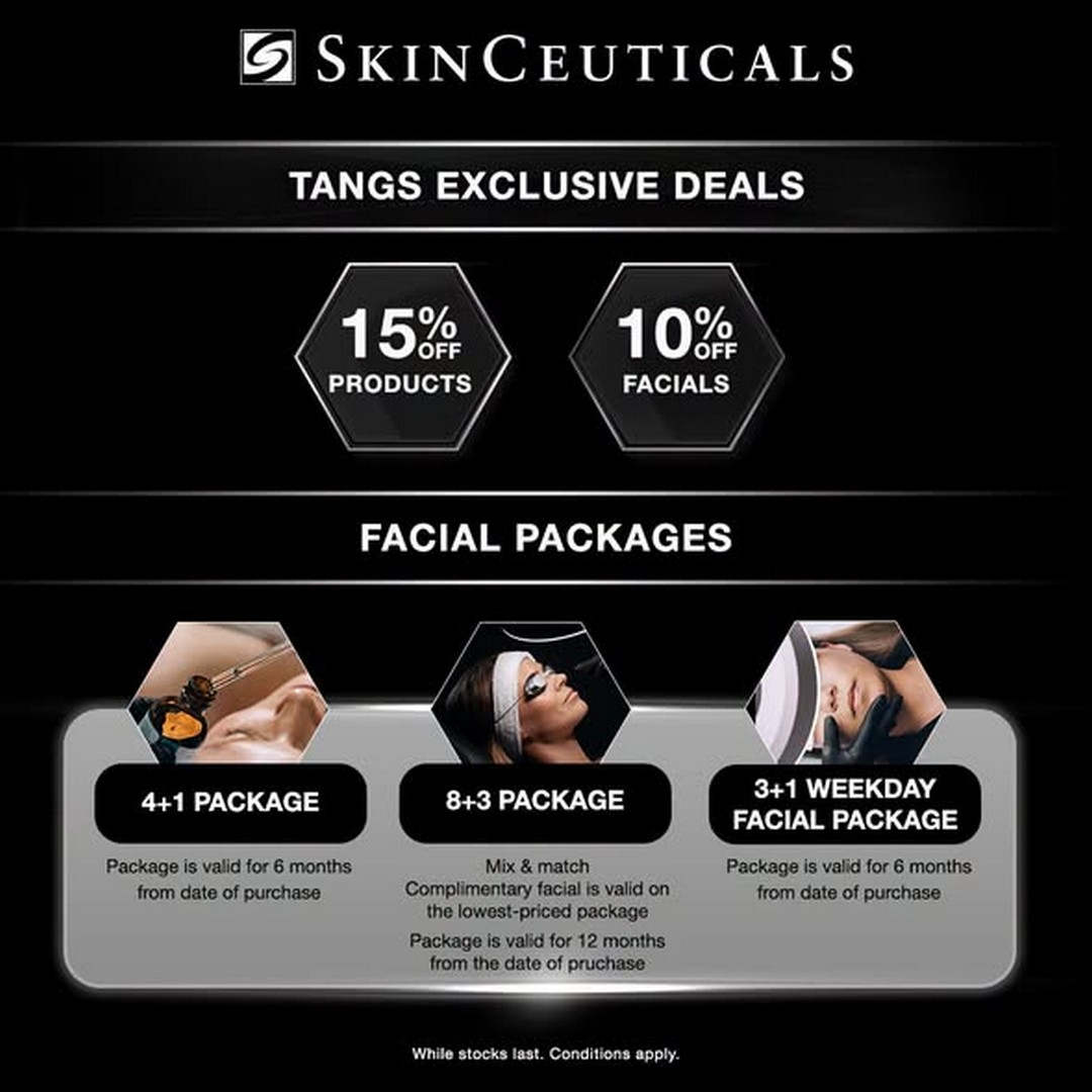 TANGS-SkinCeuticals-Brand-Week-Promotion-1 21-26 August 2026: TANGS: SkinCeuticals Brand Week Promotion with 15% Off Products and 10% Off Facial Services