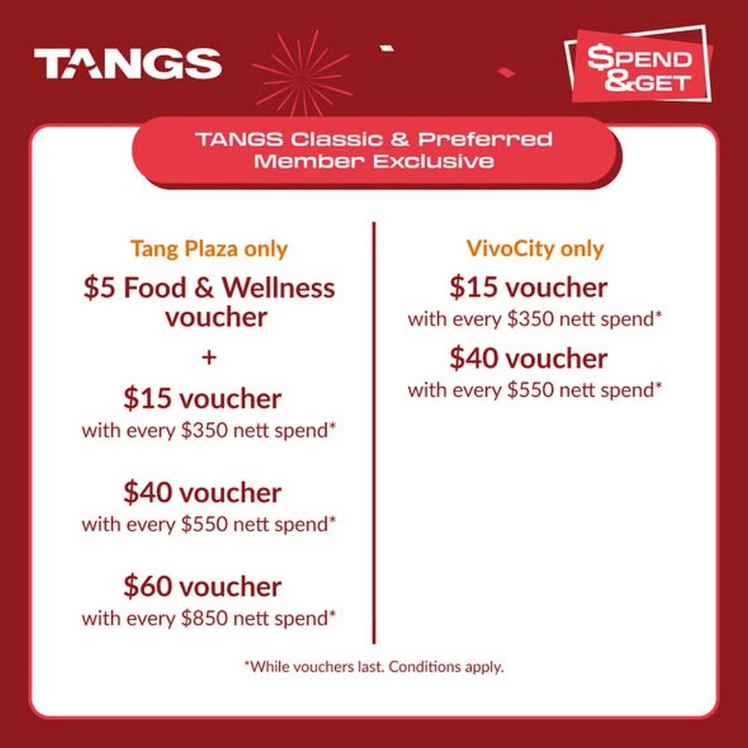 TANGS-Spend-Get-Rewarded-Promotion-with-Up-to-180-1 14-16 August 2026: TANGS: Spend & Get Rewarded Promotion with Up to $180 in Vouchers and Up to 70% Off Selected Deals