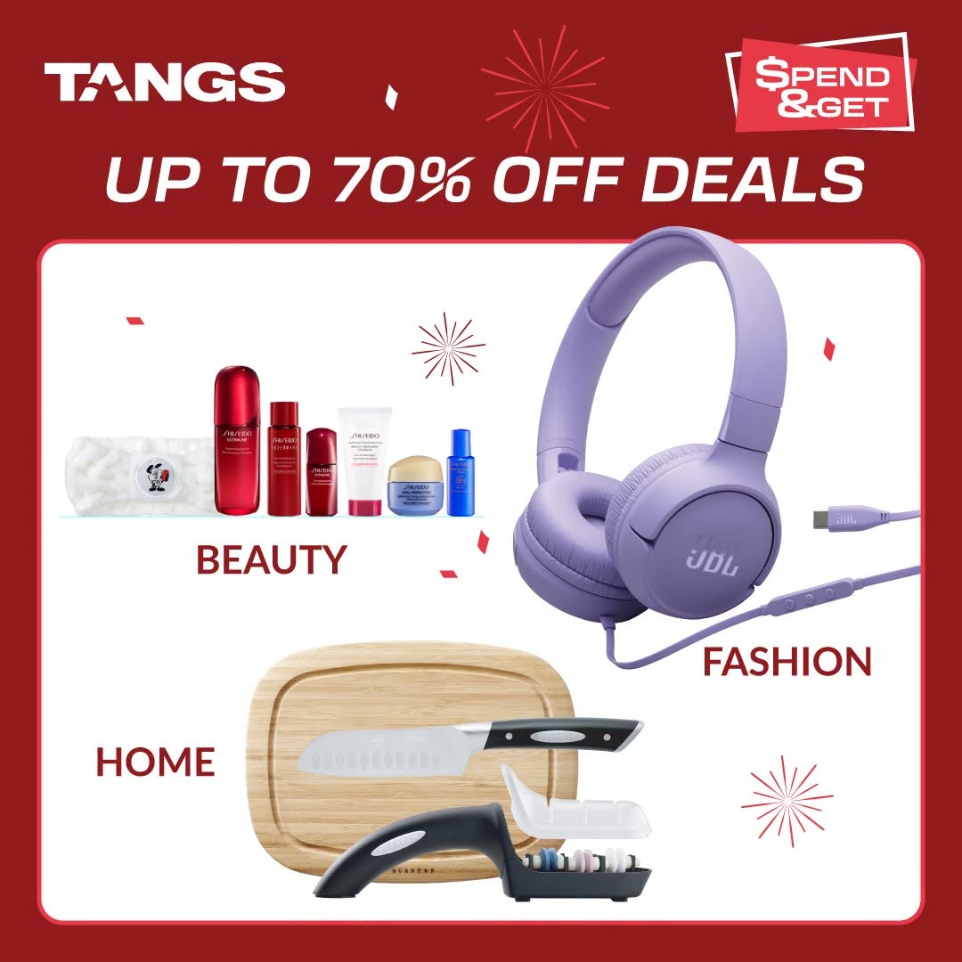 TANGS-Spend-Get-Rewarded-Promotion-with-Up-to-180-4 14-16 August 2026: TANGS: Spend & Get Rewarded Promotion with Up to $180 in Vouchers and Up to 70% Off Selected Deals