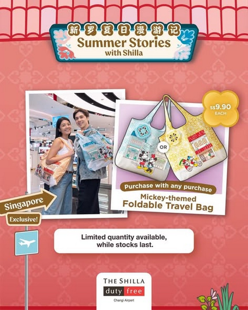 The-Shilla-Duty-Free-Singapore-Disney-Summer-Story-Travel-1 19 August 2026 onwards: The Shilla Duty Free Singapore: Disney Summer Story Travel Gifts and Exclusive Mickey-Themed Souvenirs Promotion at Changi Airport