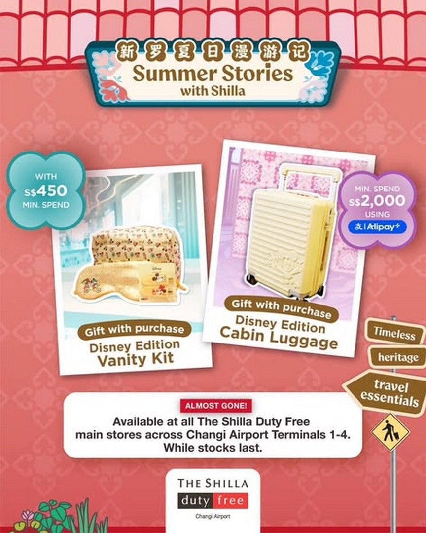 The-Shilla-Duty-Free-Singapore-Disney-Summer-Story-Travel-2 19 August 2026 onwards: The Shilla Duty Free Singapore: Disney Summer Story Travel Gifts and Exclusive Mickey-Themed Souvenirs Promotion at Changi Airport