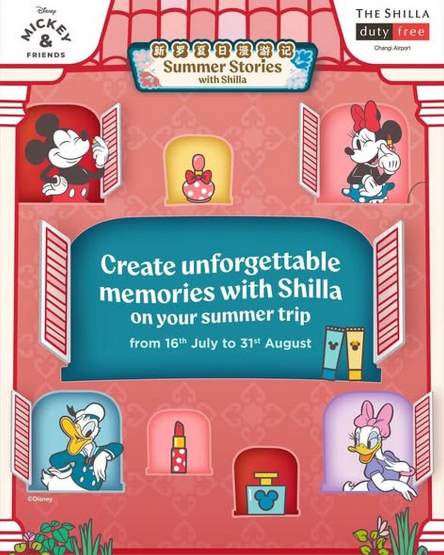 The-Shilla-Duty-Free-Singapore-Disney-Summer-Story-Travel-3 19 August 2026 onwards: The Shilla Duty Free Singapore: Disney Summer Story Travel Gifts and Exclusive Mickey-Themed Souvenirs Promotion at Changi Airport