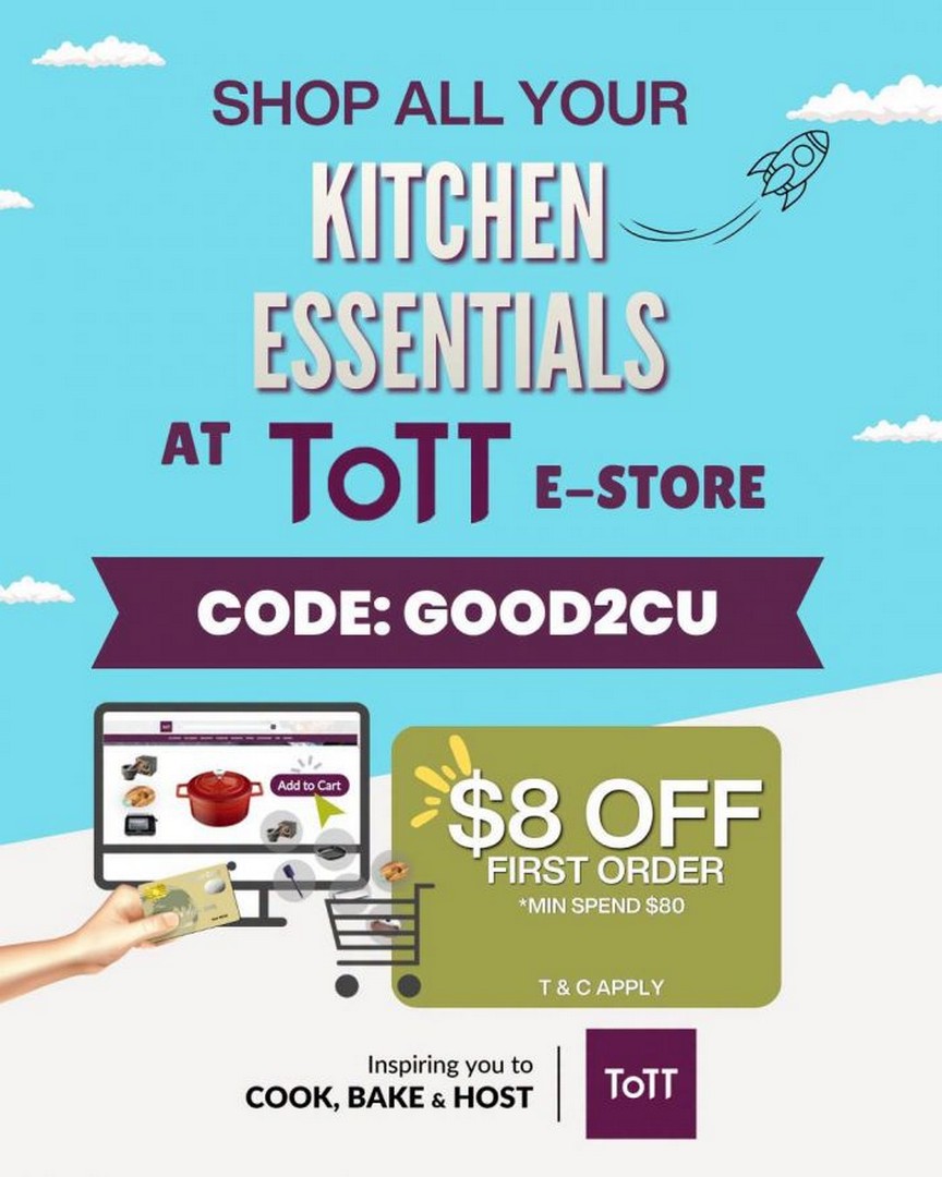 ToTT-Singapore-National-Day-Specials-Online-Sale-11 24 July-30 August 2026: ToTT Singapore National Day Specials Online Sale Promotion, Enjoy Kitchenware Deals, Discounts and Free Delivery
