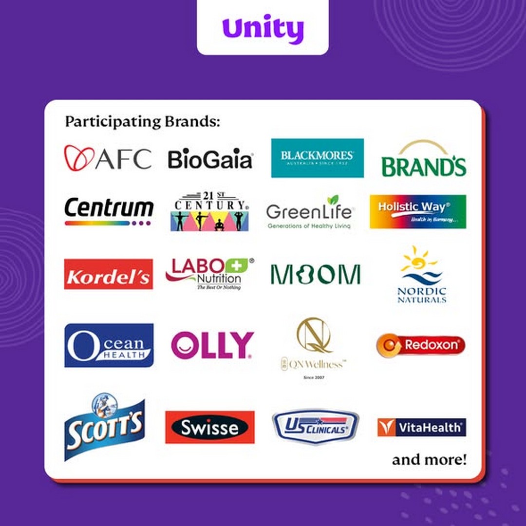 Unity-Pharmacy-35-Off-Health-Supplements-and-Vitamins-Promotion-1 20-23 August 2026: Unity Pharmacy: 35% Off Health Supplements and Vitamins Promotion for 4 Days Only