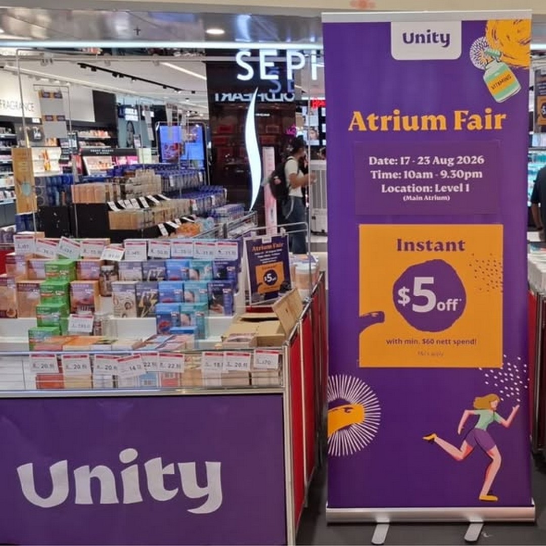 Unity-Pharmacy-Health-Wellness-Fair-Promotion 17-23 August 2026: Unity Pharmacy: Health & Wellness Fair Promotion at Causeway Point with Free Health Checks, Discounts and Gifts