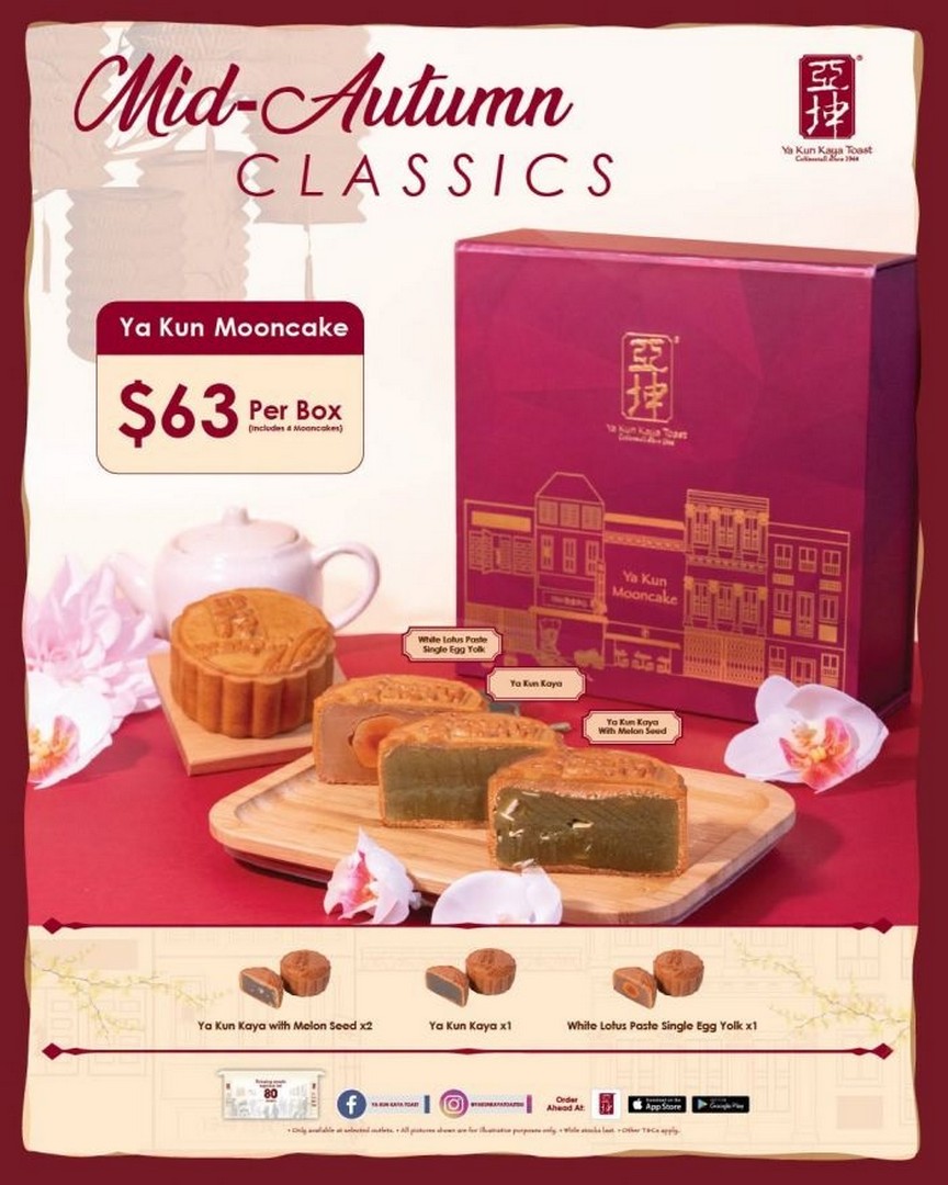 Ya-Kun-Kaya-Toast-Mid-Autumn-Classics-Mooncake-Set-Promotion Now till 27 September 2026: Ya Kun Kaya Toast: Mid-Autumn Classics Mooncake Set Promotion With Traditional Kaya Flavours, $63 Set Available Islandwide