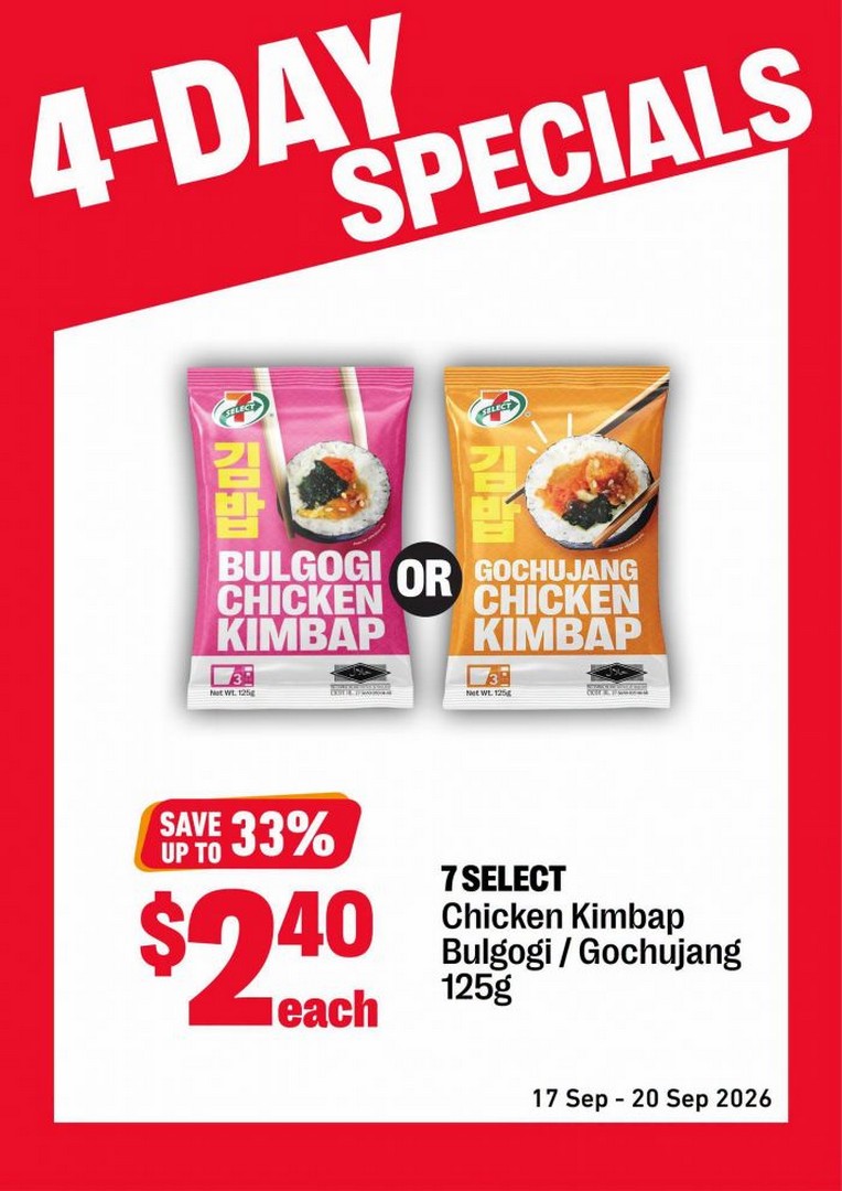 7-Eleven-4-Day-Specials-Promotion-–-Save-Up-to-56-at-Participating-1 17-20 September 2026: 7-Eleven 4-Day Specials Promotion – Save Up to 56% at Participating Stores and via the 7-Eleven App