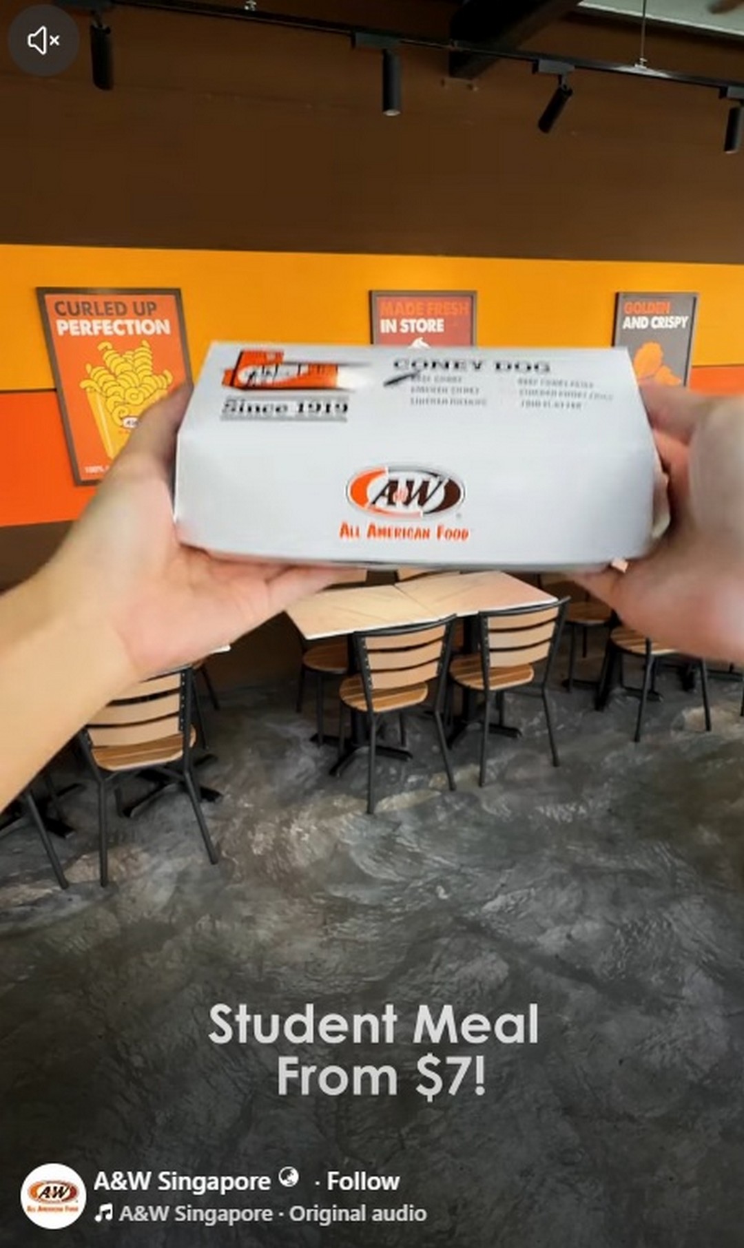 AW-Singapore-7-Student-Meal-Promotion-with-Coney-Dog Now Till 30 October 2026: A&W Singapore: $7 Student Meal Promotion with Coney Dog or Cheeseburger, Fries and Root Beer