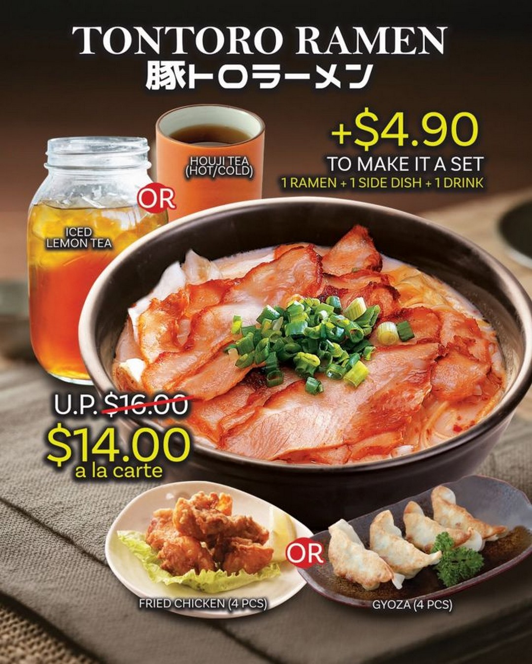 Ajisen-Ramen-Tontoro-Ramen-Promotion-Enjoy-Tontoro-Ramen 5 September 2026 onwards: Ajisen Ramen Tontoro Ramen Promotion: Enjoy Tontoro Ramen from $14 at Junction 8