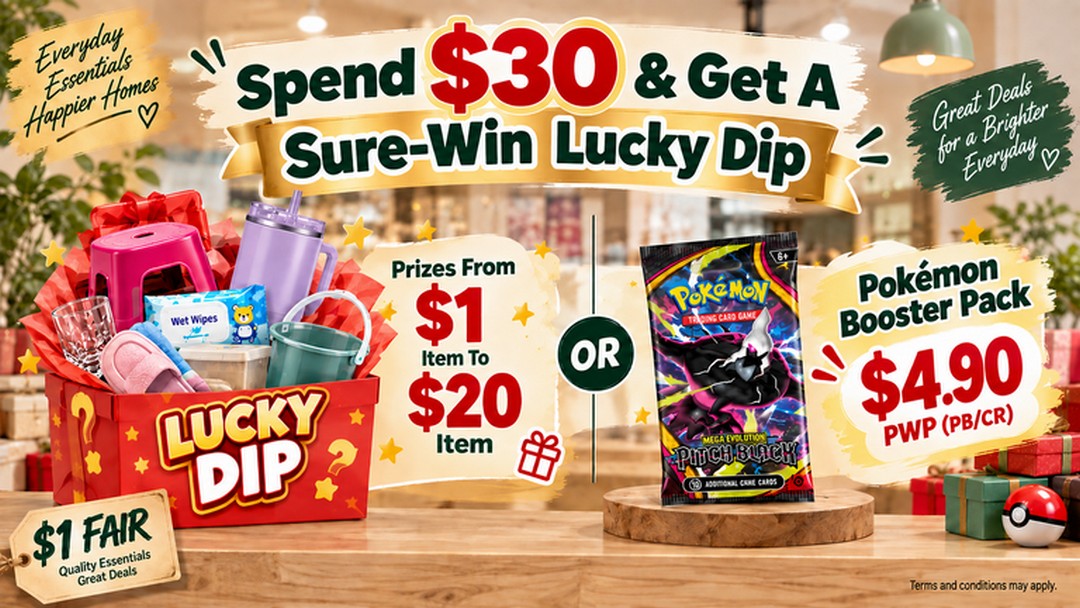 All-Things-Plus-1-Household-Fair-Promotion-at-Aperia-Mall-5 21–26 September 2026: All Things Plus: $1 Household Fair Promotion at Aperia Mall with Hundreds of $1 Items, $3 Storage Containers, $10 Shoes and More