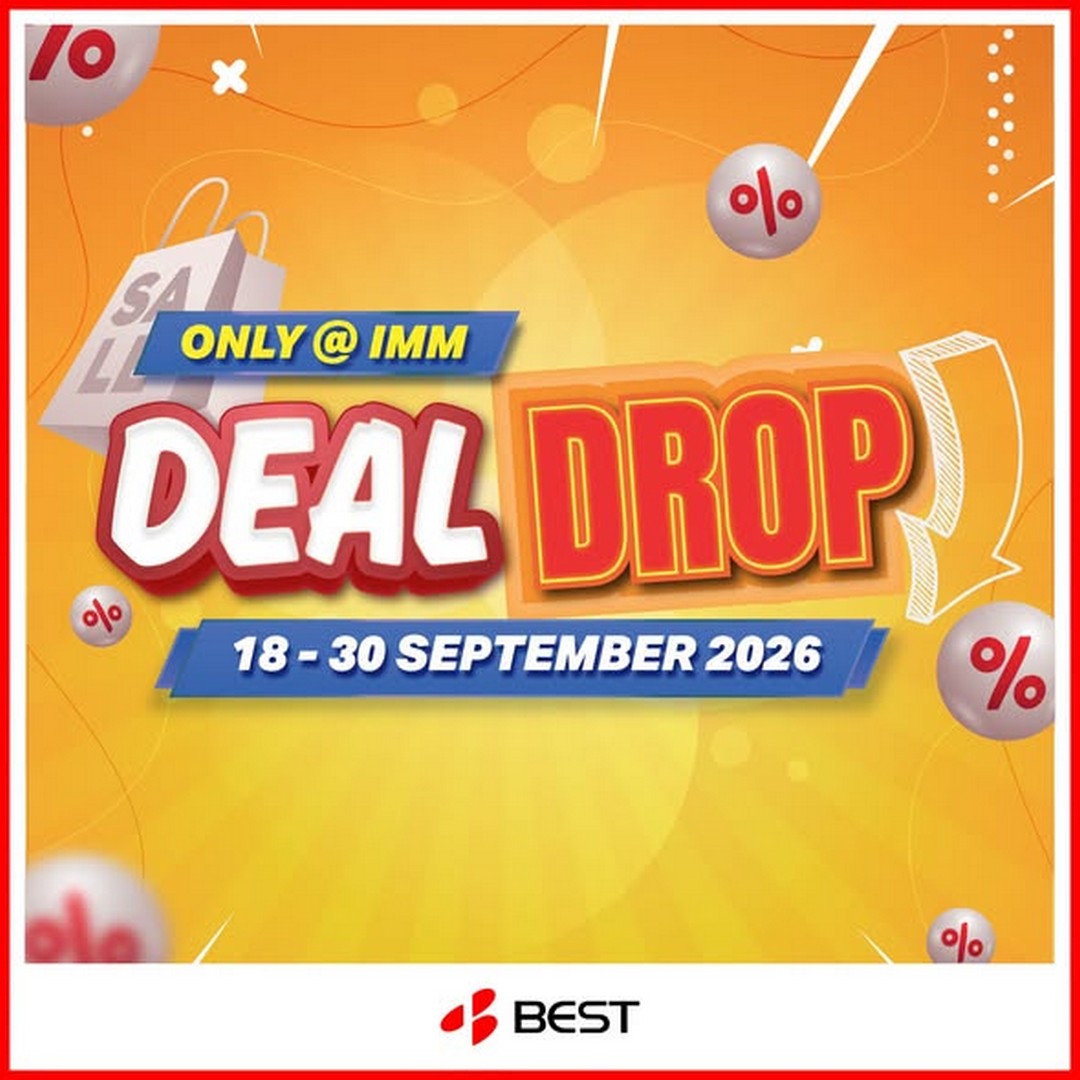 BEST-Denki-IMM-Deal-Drop-Promotion-Special-Prices-Exclusive-Deals Now till 30 September 2026: BEST Denki IMM Deal Drop Promotion: Special Prices & Exclusive Deals on Home Appliances and Tech, Daily 10am–10pm at IMM