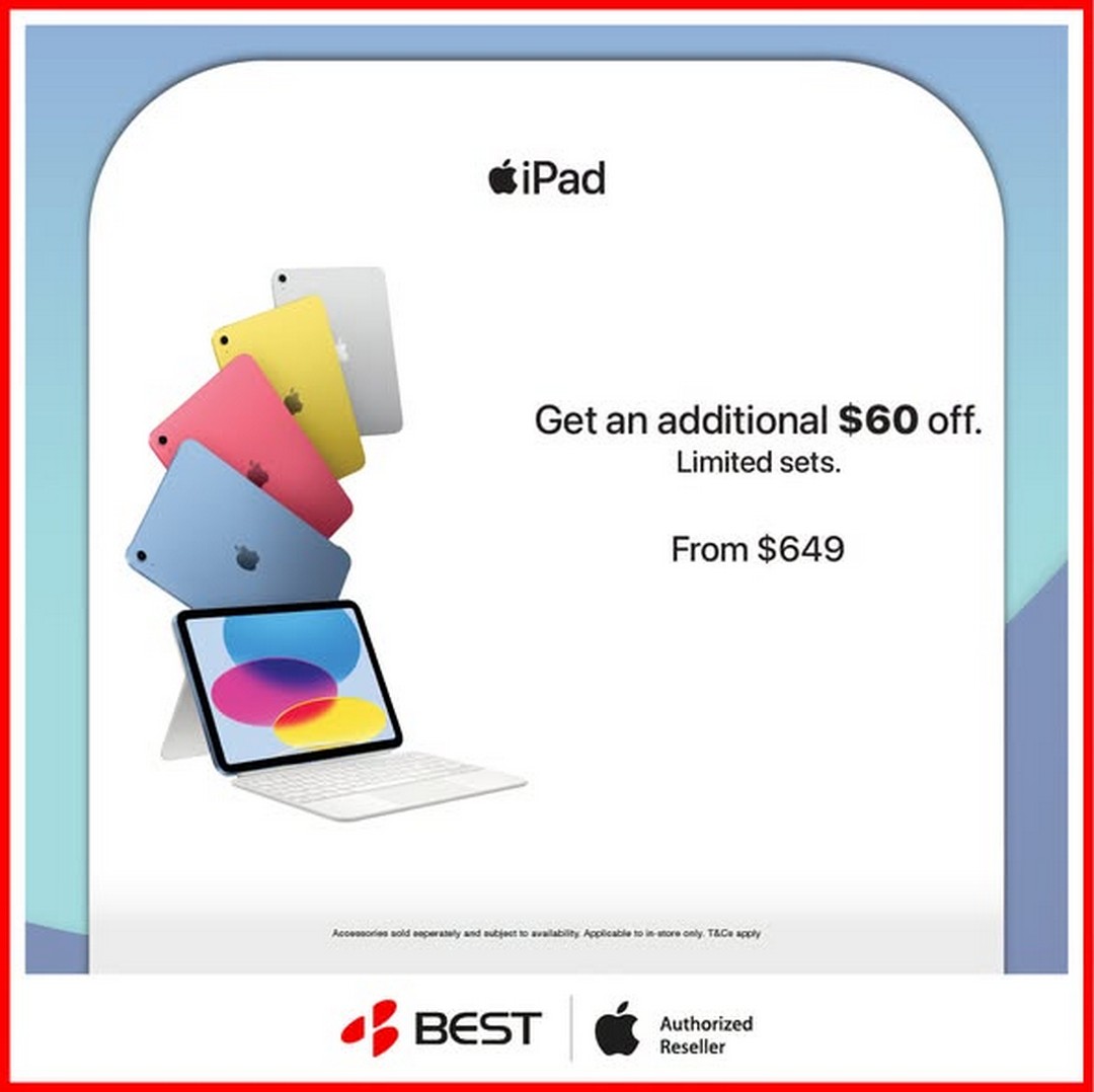 BEST-Denki-Singapore-Apple-MacBook-Neo-and-iPad-Promotion-2 Now till 31 October 2026: BEST Denki Singapore: Apple MacBook Neo and iPad Promotion at Selected Retail Outlets