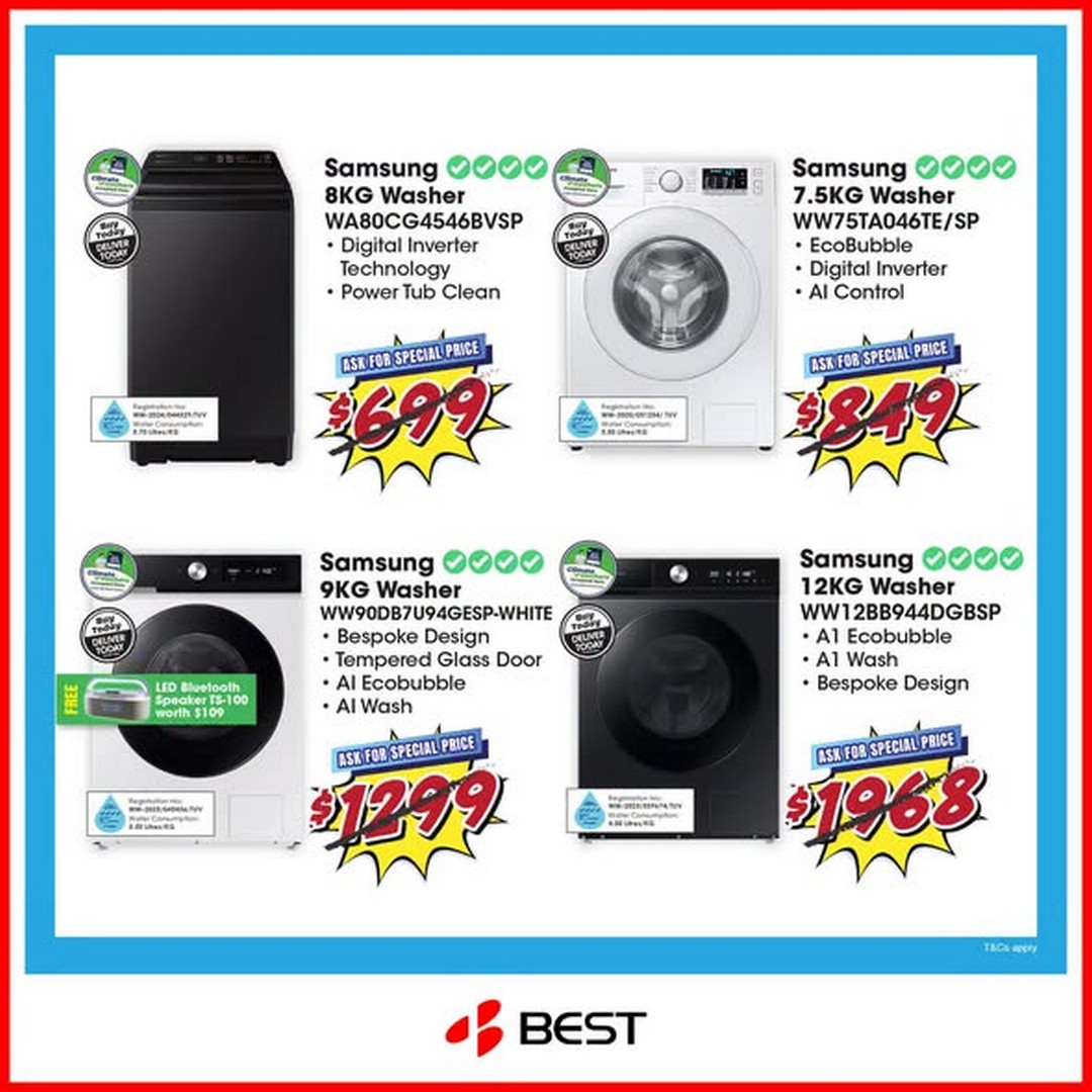 BEST-Denki-Singapore-Home-Beauty-Fair-2 23-29 September 2026: BEST Denki Singapore: Home & Beauty Fair at Bedok Mall Basement 2 Atrium, Up to 12% Off Plus $300 Grocery Vouchers