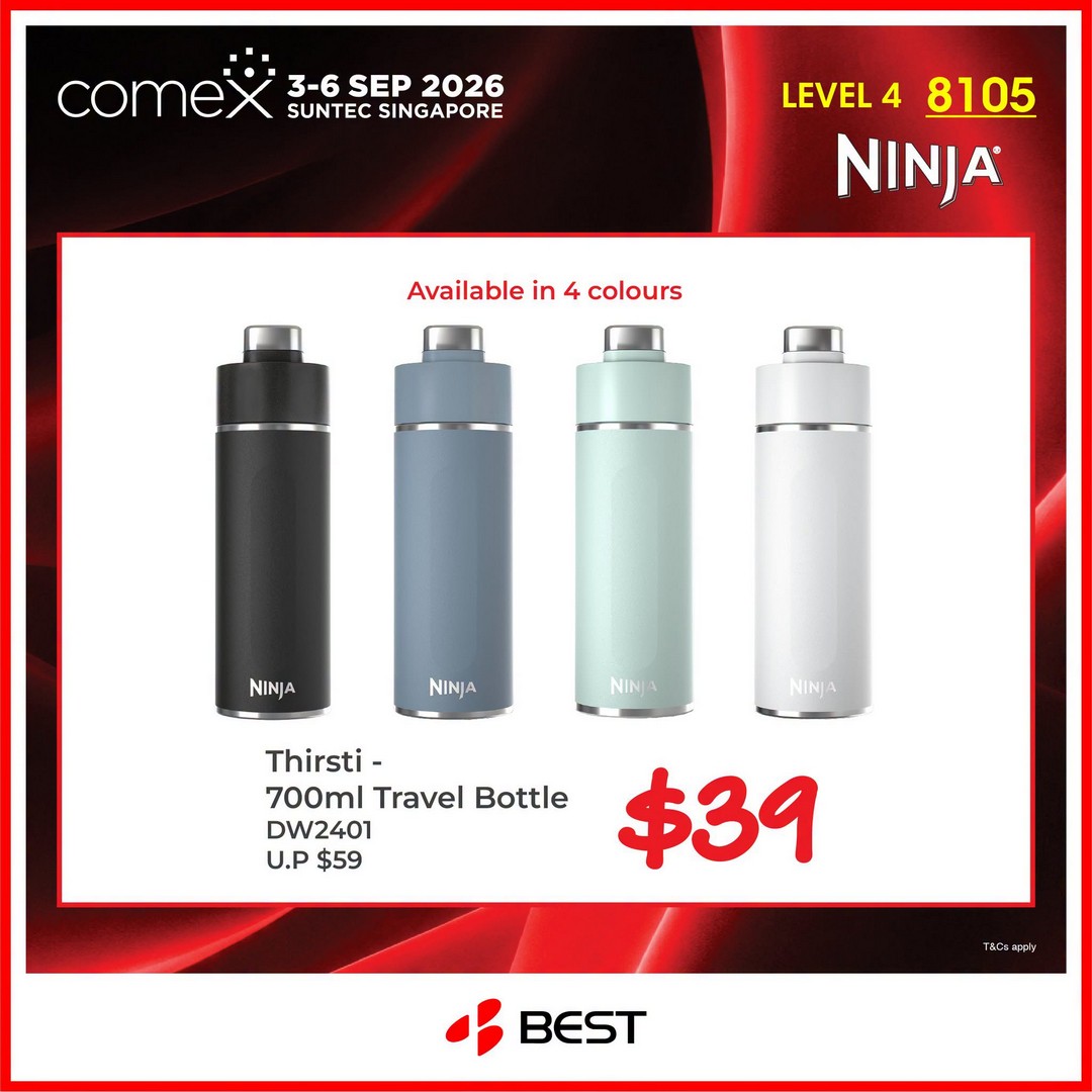 BEST-Denki-Singapore-Ninja-Special-Deals-at-COMEX-Show-7 3-6 September 2026: BEST Denki Singapore: Ninja Special Deals at COMEX Show – Exclusive Appliance Sale & Promotion at Suntec Singapore