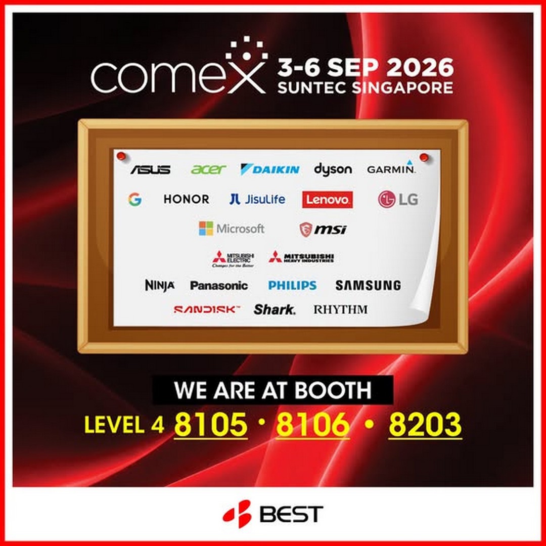 BEST-Denki-Singapore-Ninja-Special-Deals-at-COMEX-Show 3-6 September 2026: BEST Denki Singapore: Ninja Special Deals at COMEX Show – Exclusive Appliance Sale & Promotion at Suntec Singapore
