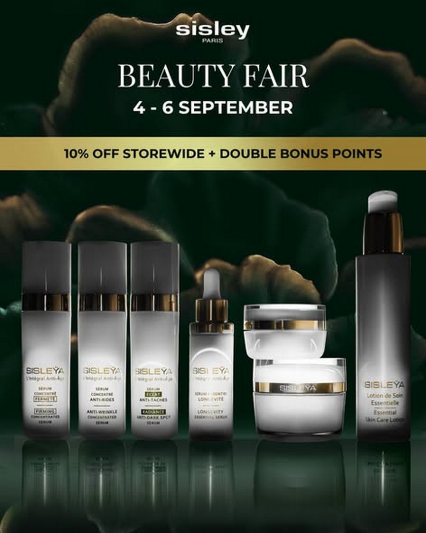BHG-Singapore-Sisley-Paris-3-Day-Beauty-Promotion 4-6 September 2026: BHG Singapore & Sisley Paris: 3-Day Beauty Promotion with 10% OFF, Double Bonus Points, Gifts & Facial Rewards