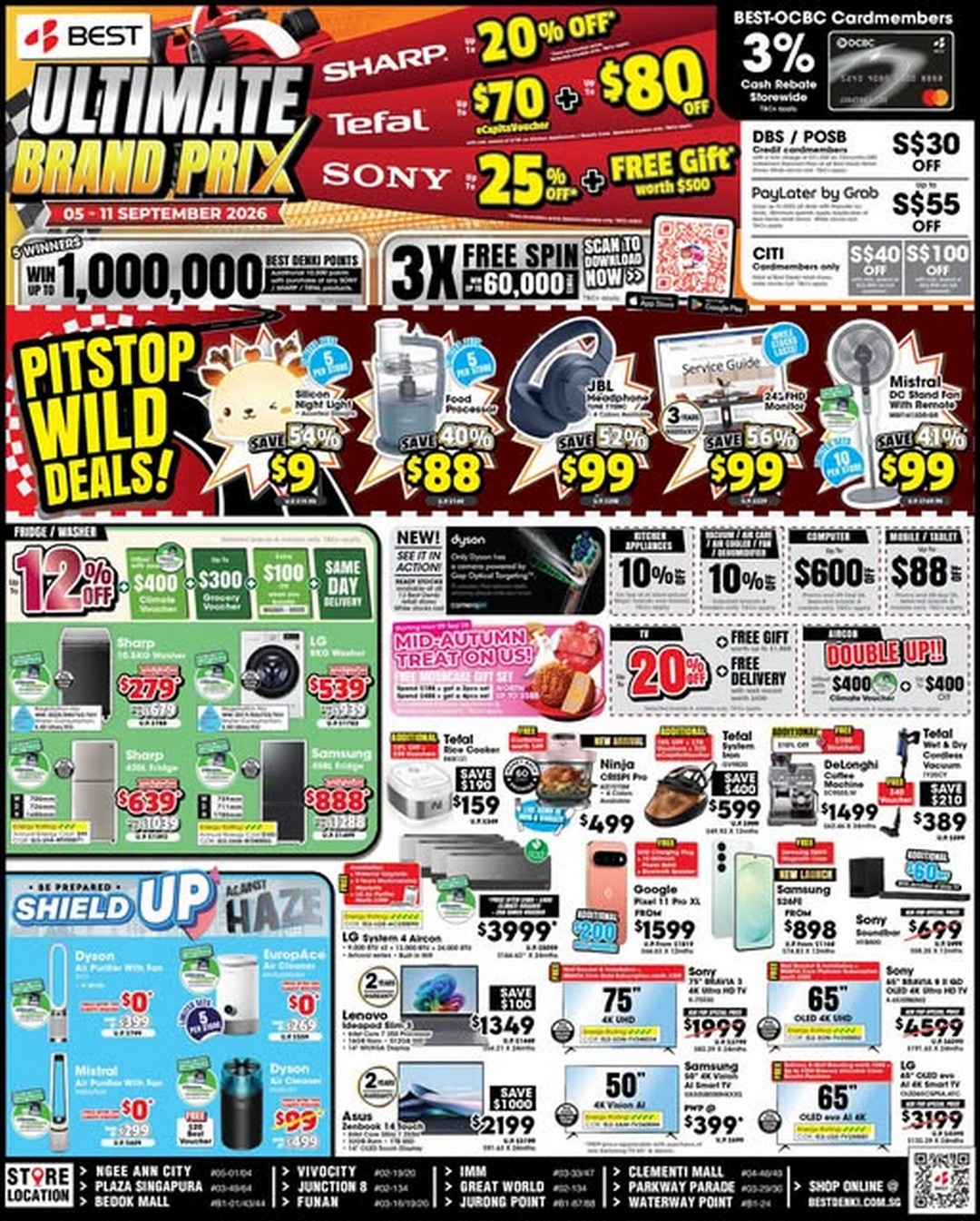 Best-Denki-Singapore-Ultimate-Brand-Prix-Promotion 5-11 September 2026: Best Denki Singapore, Ultimate Brand Prix Promotion with Up to 25% OFF, Free Gifts & Wild Deals