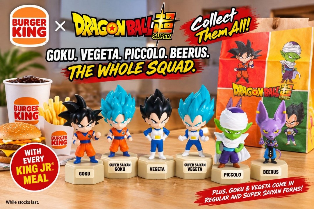 Burger-King-Singapore-Promotion-Collect-Dragon-Ball-Super 7 September 2026 onwards: Burger King Singapore Promotion: Collect Dragon Ball Super Character Figures with King Jr® Meals