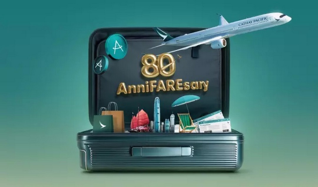 Cathay-Pacific-80th-AnniFAREsary-Sale 1-30 September 2026: Cathay Pacific: 80th AnniFAREsary Sale With Return Flights From S$354