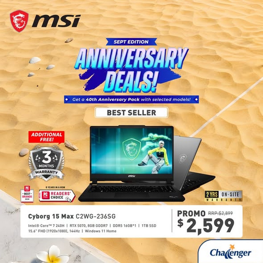 Challenger-Singapore-MSI-40th-Anniversary-Promotion-3-1 Now till 23 September 2026: Cold Storage Singapore: Top Selections 2026 Promotion – Save More on Popular Brands and Everyday Favourites