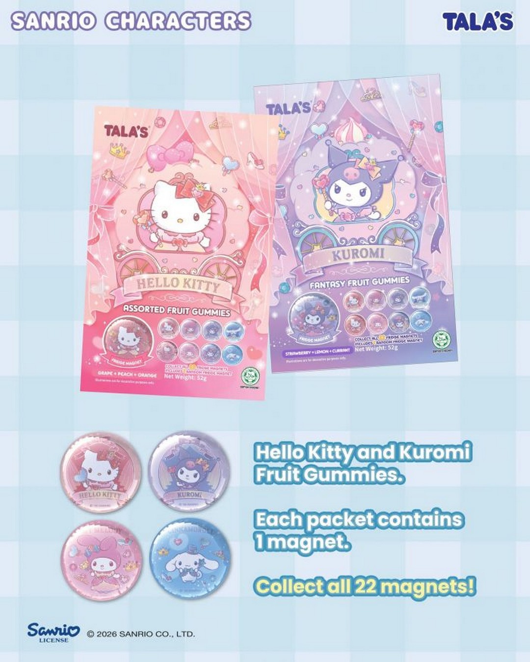 Cheers-Singapore-Sanrio-Fruity-Gummies-Promotion-with-Collectible-3 5 September 2026 onwards: Cheers Singapore: Sanrio Fruity Gummies Promotion with Collectible Cards & Magnets at Participating Outlets