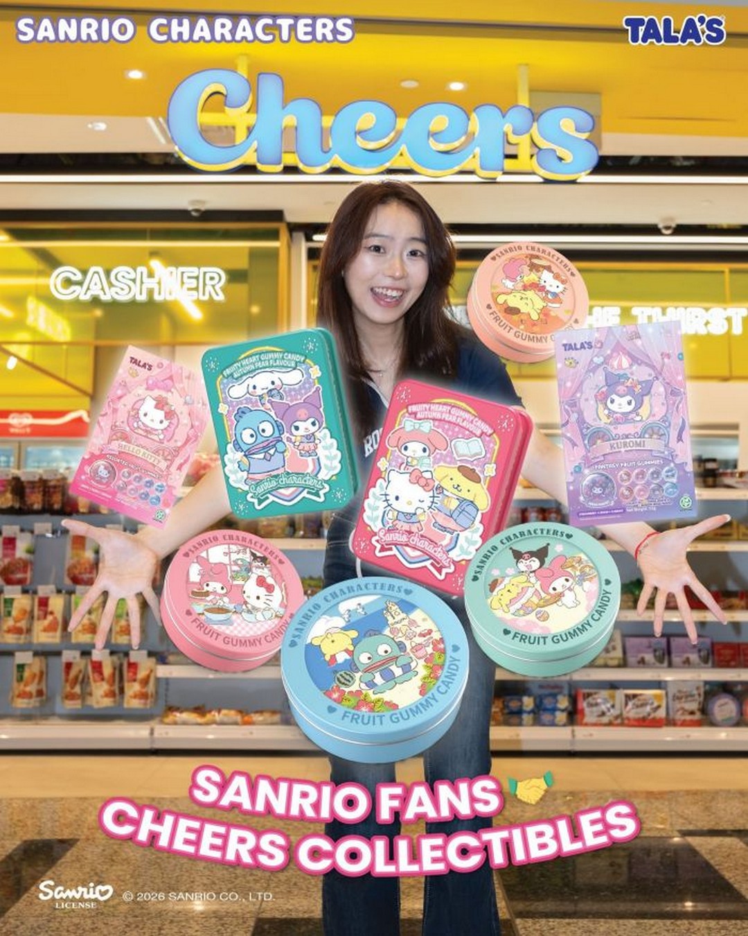 Cheers-Singapore-Sanrio-Fruity-Gummies-Promotion-with-Collectible 5 September 2026 onwards: Cheers Singapore: Sanrio Fruity Gummies Promotion with Collectible Cards & Magnets at Participating Outlets