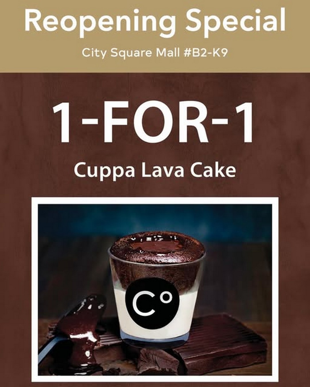 Chocolate-Origin-1-for-1-Chocolate-Lava-Cake-with-Ice-Cream-Promotion 21 September 2026 onwards: Chocolate Origin: 1-for-1 Chocolate Lava Cake with Ice Cream Promotion at City Square Mall