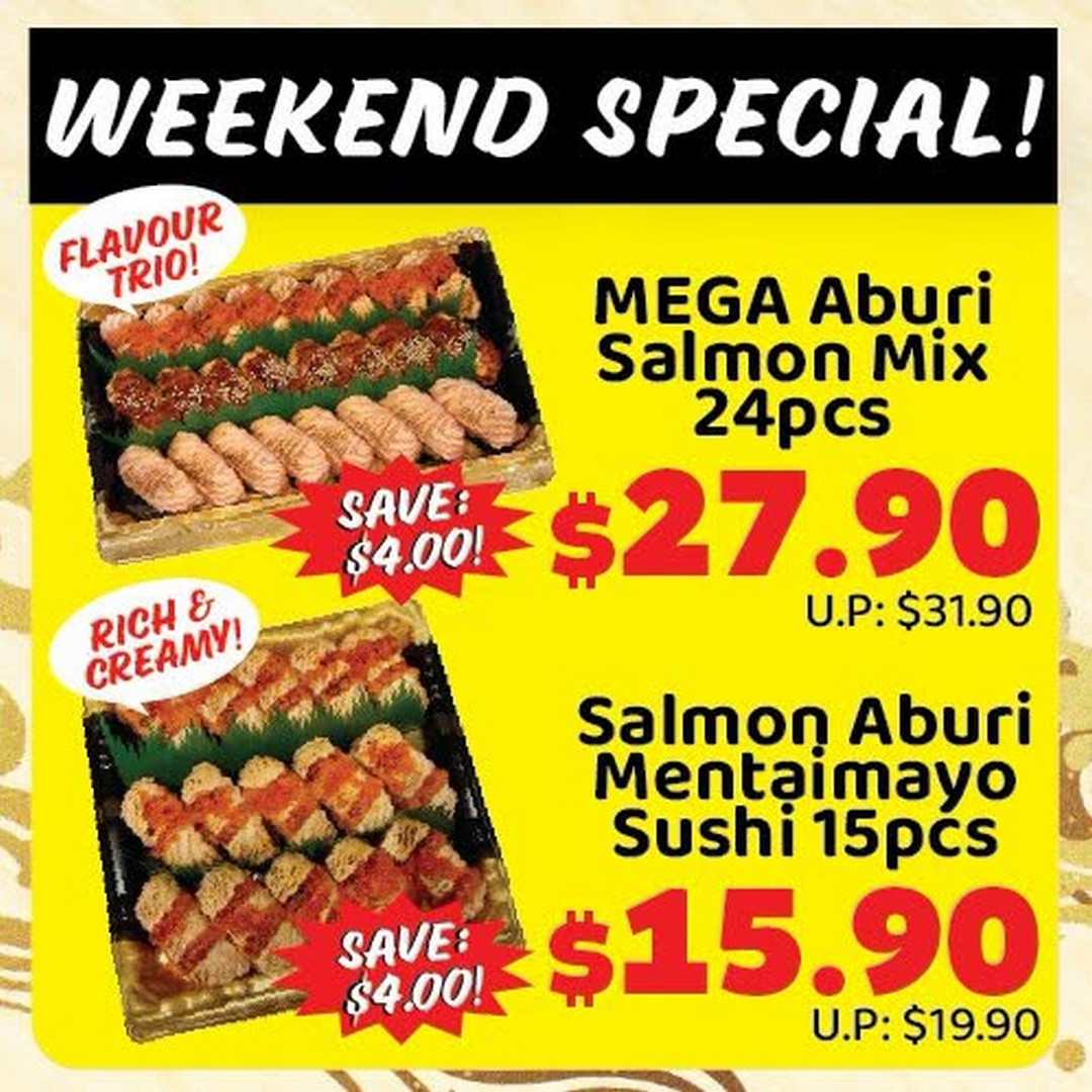 DON-DON-DONKI-Singapore-Aburi-Sushi-Fair-Promotion-1 Now till 30 September 2026: DON DON DONKI Singapore: Aburi Sushi Fair Promotion with Up to $4 OFF Flame-Seared Sushi