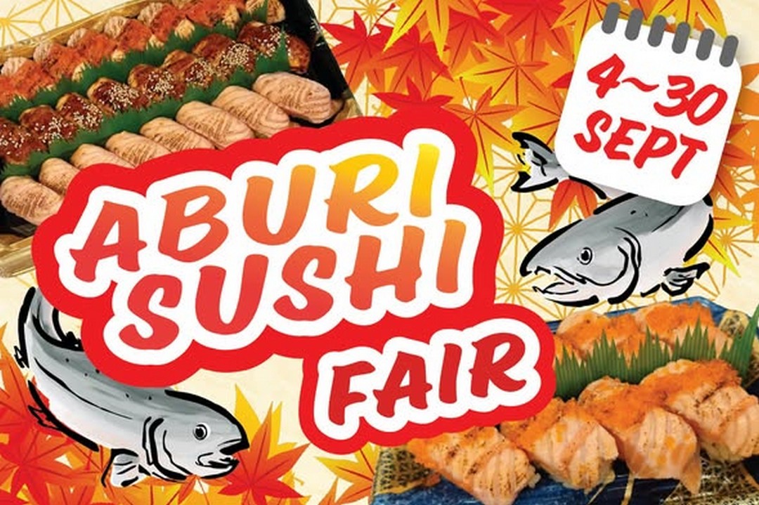 DON-DON-DONKI-Singapore-Aburi-Sushi-Fair-Promotion Now till 30 September 2026: DON DON DONKI Singapore: Aburi Sushi Fair Promotion with Up to $4 OFF Flame-Seared Sushi