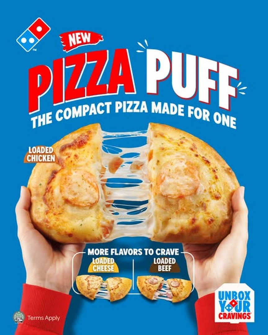 Dominos-Pizza-Singapore-Pizza-Puff-From-6.99-and-Solo 7 September 2026 onwards: Domino's Pizza Singapore: Pizza Puff From $6.99 and Solo Craving Promotion With 2 Sides
