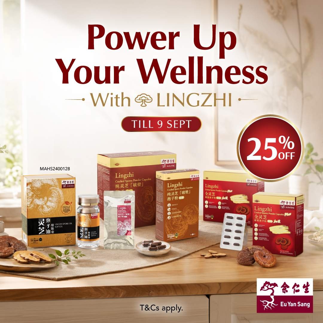 Eu-Yan-Sang-Lingzhi-Series-25-OFF-Promotion-for-Everyday-Wellness 4-9 September 2026: Eu Yan Sang: Lingzhi Series 25% OFF Promotion for Everyday Wellness
