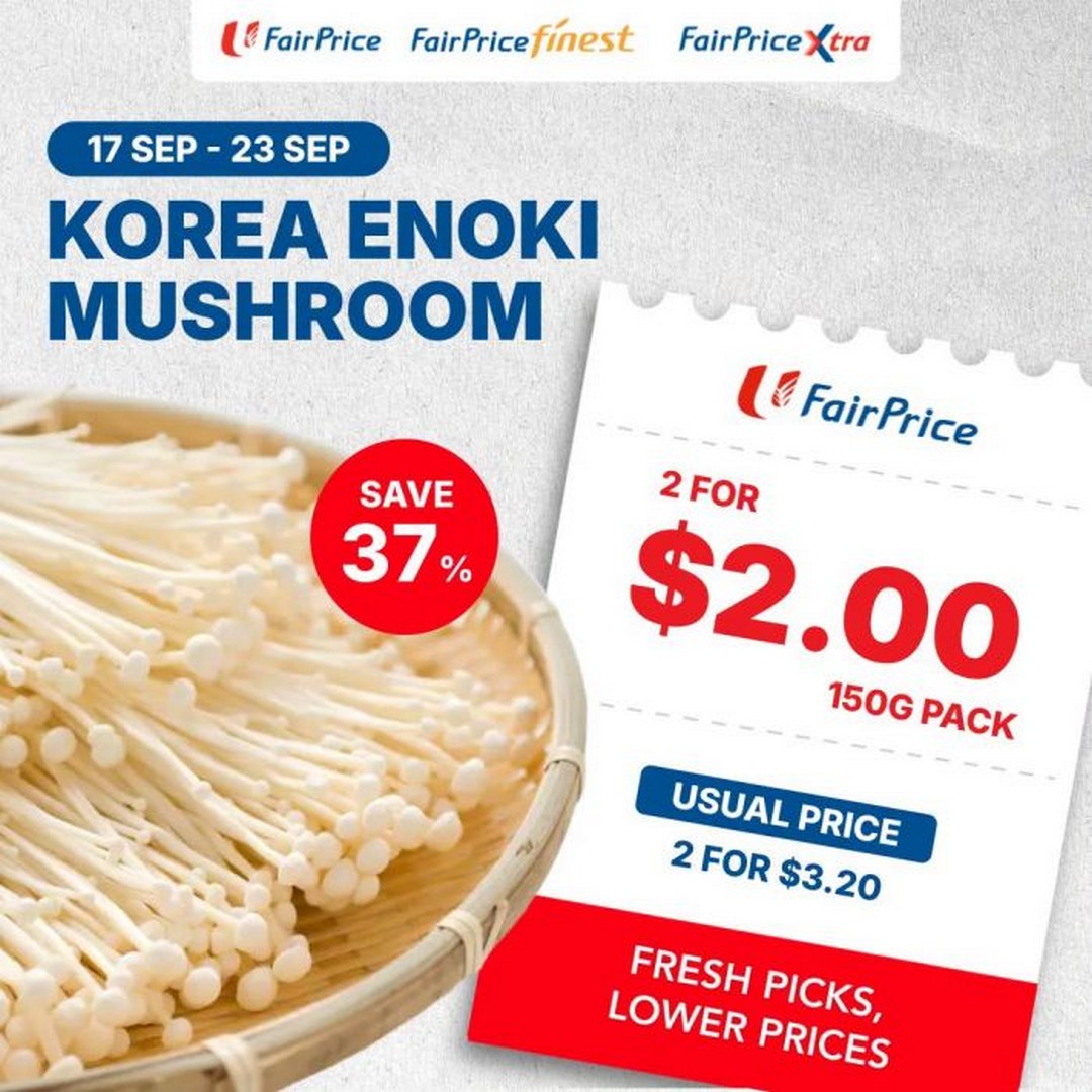 FairPrice-Fresh-Picks-Promotion-with-Up-to-50-Savings-on-Fruits-1 17-23 September 2026: FairPrice: Fresh Picks Promotion with Up to 50% Savings on Fruits, Mushrooms and Vegetables