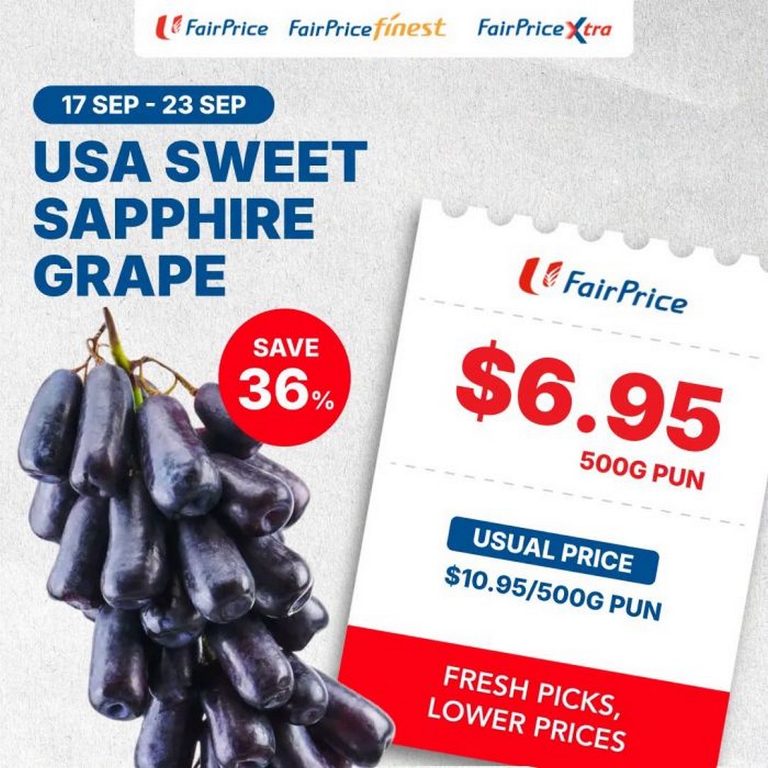 FairPrice-Fresh-Picks-Promotion-with-Up-to-50-Savings-on-Fruits-4 17-23 September 2026: FairPrice: Fresh Picks Promotion with Up to 50% Savings on Fruits, Mushrooms and Vegetables