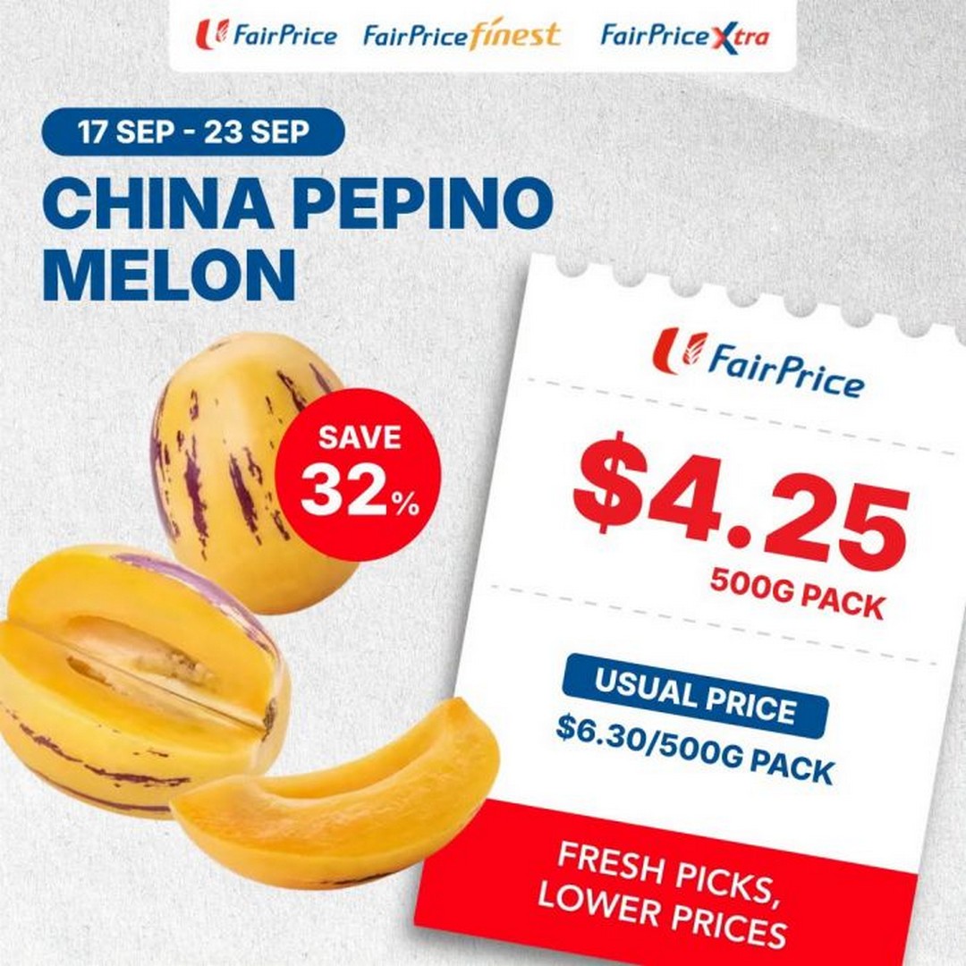 FairPrice-Fresh-Picks-Promotion-with-Up-to-50-Savings-on-Fruits-6 17-23 September 2026: FairPrice: Fresh Picks Promotion with Up to 50% Savings on Fruits, Mushrooms and Vegetables