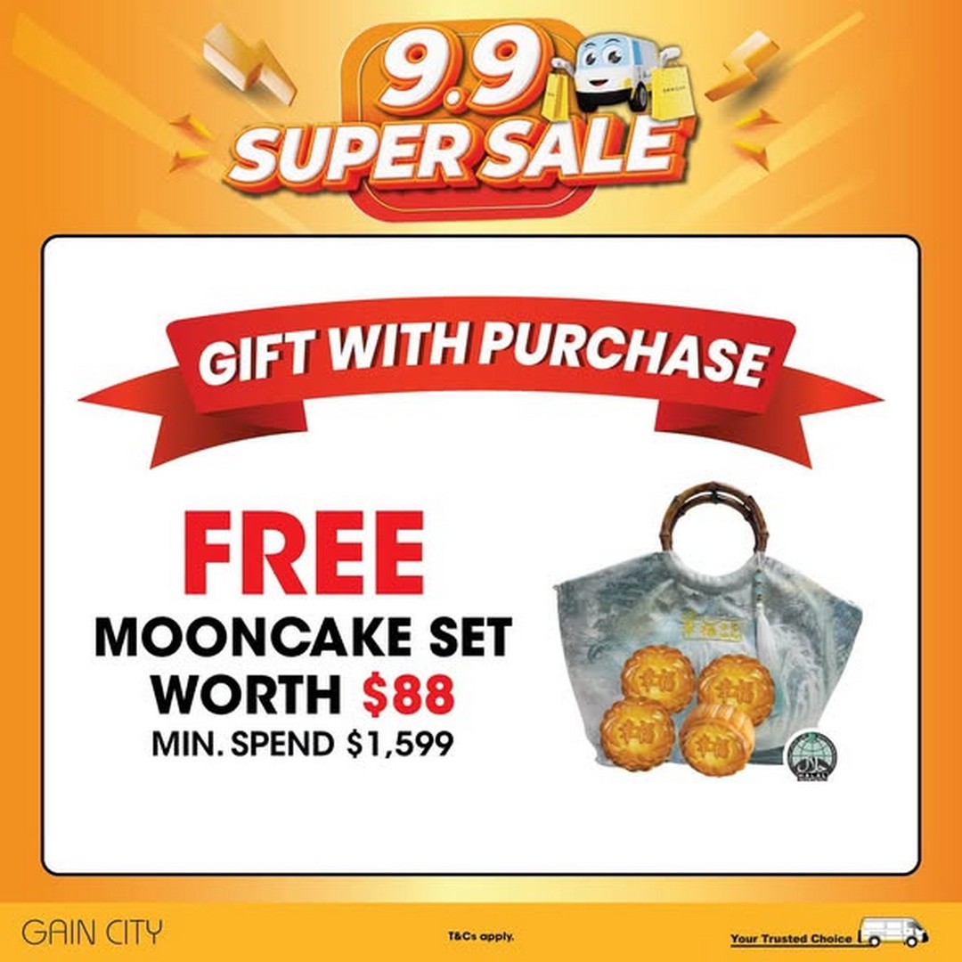 Gain-City-9.9-OFF-Storewide-Sale-with-Extra-Savings-1 18 September 2026 onwards: Gain City: 9.9% OFF Storewide Sale with Extra Savings, NETS Discounts and Free Mooncakes