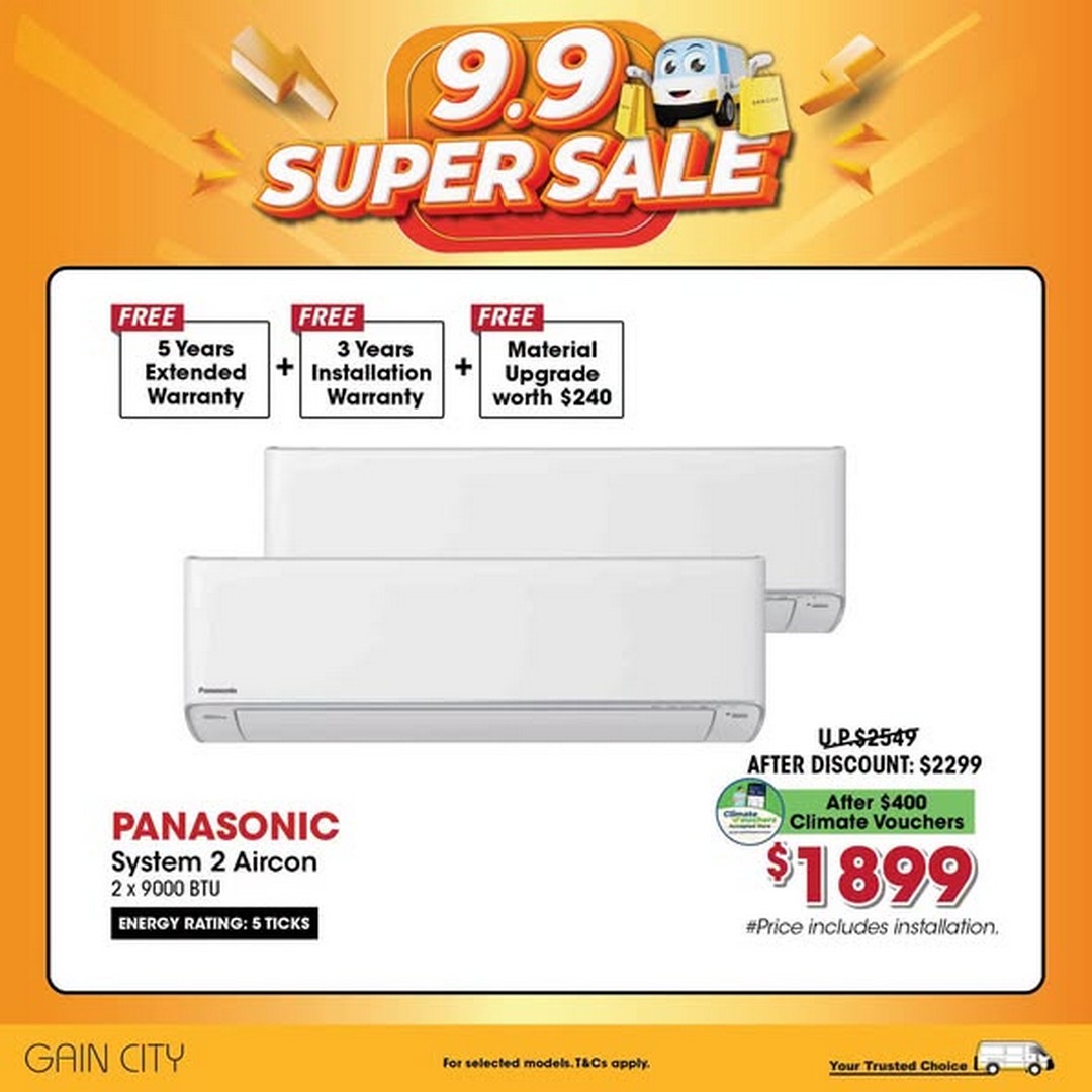 Gain-City-9.9-OFF-Storewide-Sale-with-Extra-Savings-3 18 September 2026 onwards: Gain City: 9.9% OFF Storewide Sale with Extra Savings, NETS Discounts and Free Mooncakes