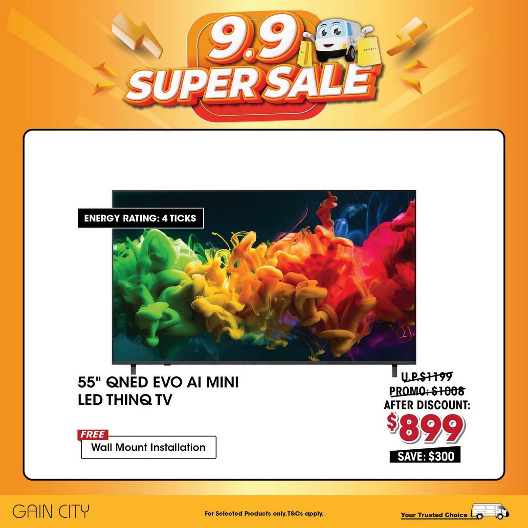 Gain-City-9.9-OFF-Storewide-Sale-with-Extra-Savings-4 18 September 2026 onwards: Gain City: 9.9% OFF Storewide Sale with Extra Savings, NETS Discounts and Free Mooncakes