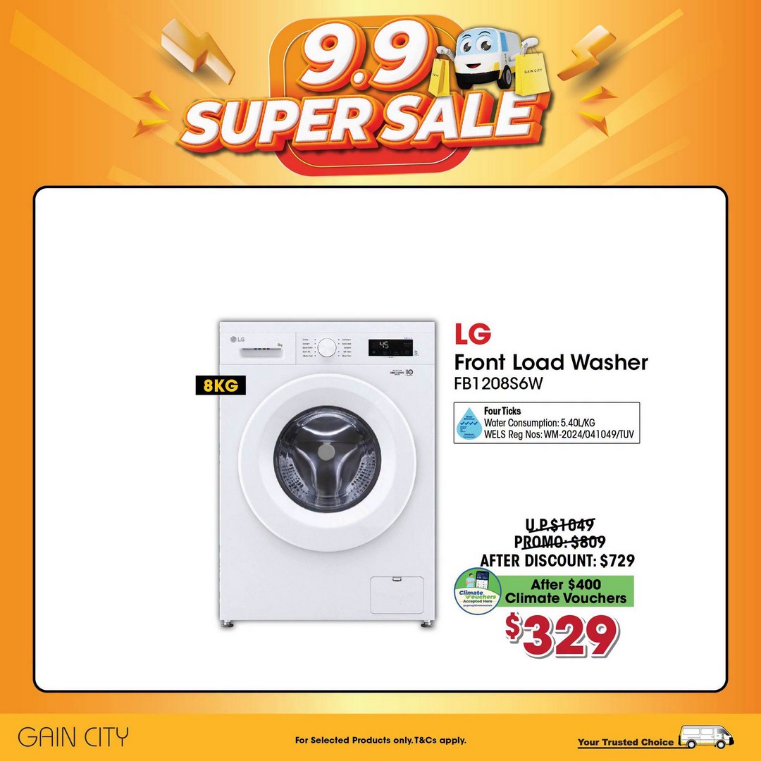 Gain-City-9.9-OFF-Storewide-Sale-with-Extra-Savings-5 18 September 2026 onwards: Gain City: 9.9% OFF Storewide Sale with Extra Savings, NETS Discounts and Free Mooncakes