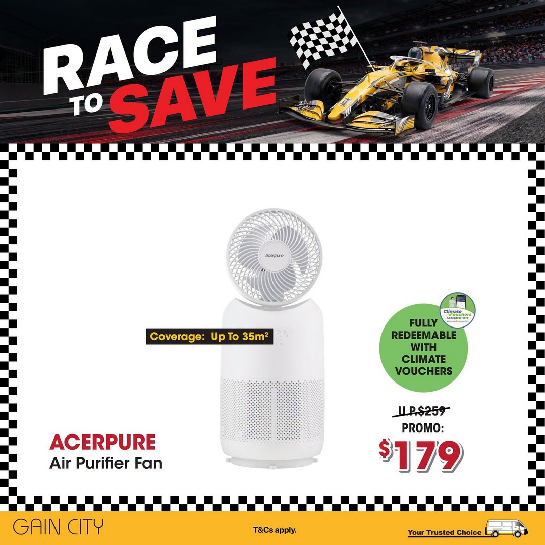 Gain-City-Race-to-Fresher-Air-Sale-and-Promotion-4 22 September 2026 onwards: Gain City: Race to Fresher Air Sale and Promotion with $20 Off Every $200 Spent, $100 Off Every $900 Spent, NETS Savings and Up to $400 Climate Voucher Redemption