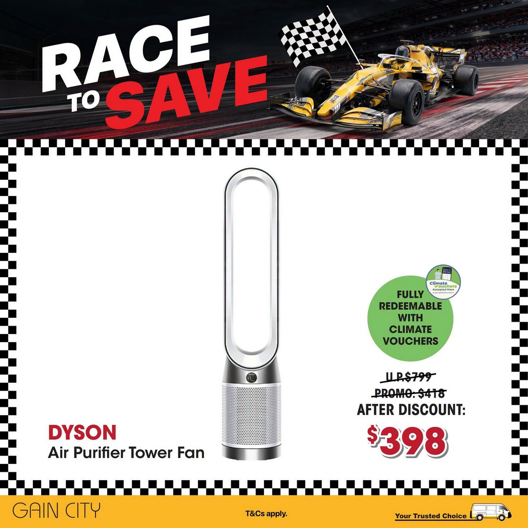 Gain-City-Race-to-Fresher-Air-Sale-and-Promotion-7 22 September 2026 onwards: Gain City: Race to Fresher Air Sale and Promotion with $20 Off Every $200 Spent, $100 Off Every $900 Spent, NETS Savings and Up to $400 Climate Voucher Redemption