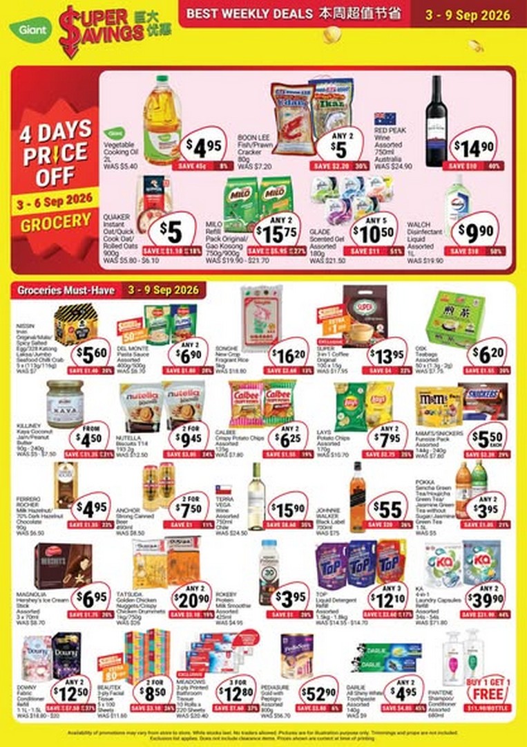 Giant-Singapore-Giant-Super-Savings-Promotion-1 Now till 9 September 2026: Giant Singapore, Giant Super Savings Promotion with Up to 63% OFF on Everyday Essentials