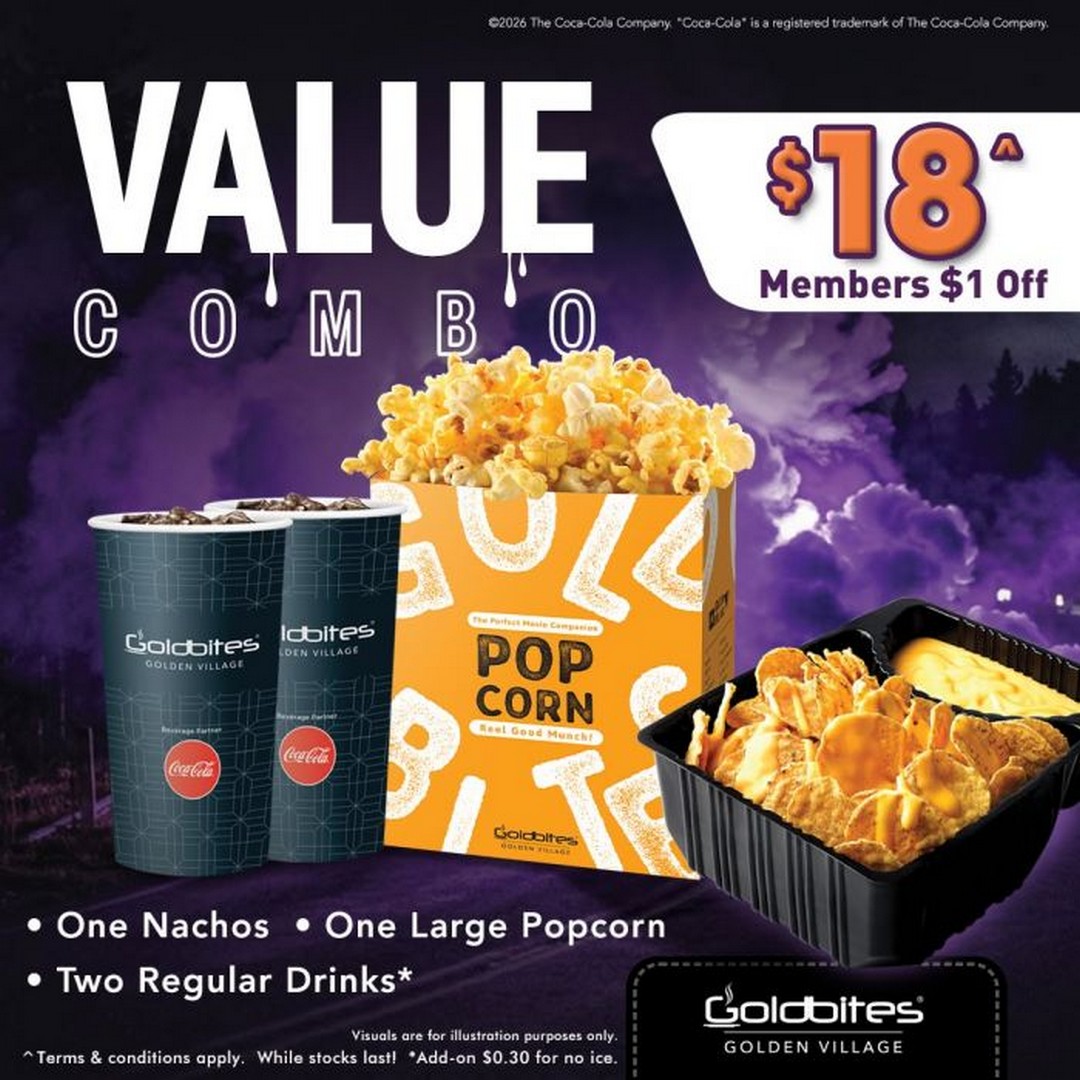 Golden-Village-18-Value-Combo-Promotion-with-USS-Halloween Now till 11 October 2026: Golden Village: $18 Value Combo Promotion with USS Halloween Horror Nights & Gold Class Lucky Draw