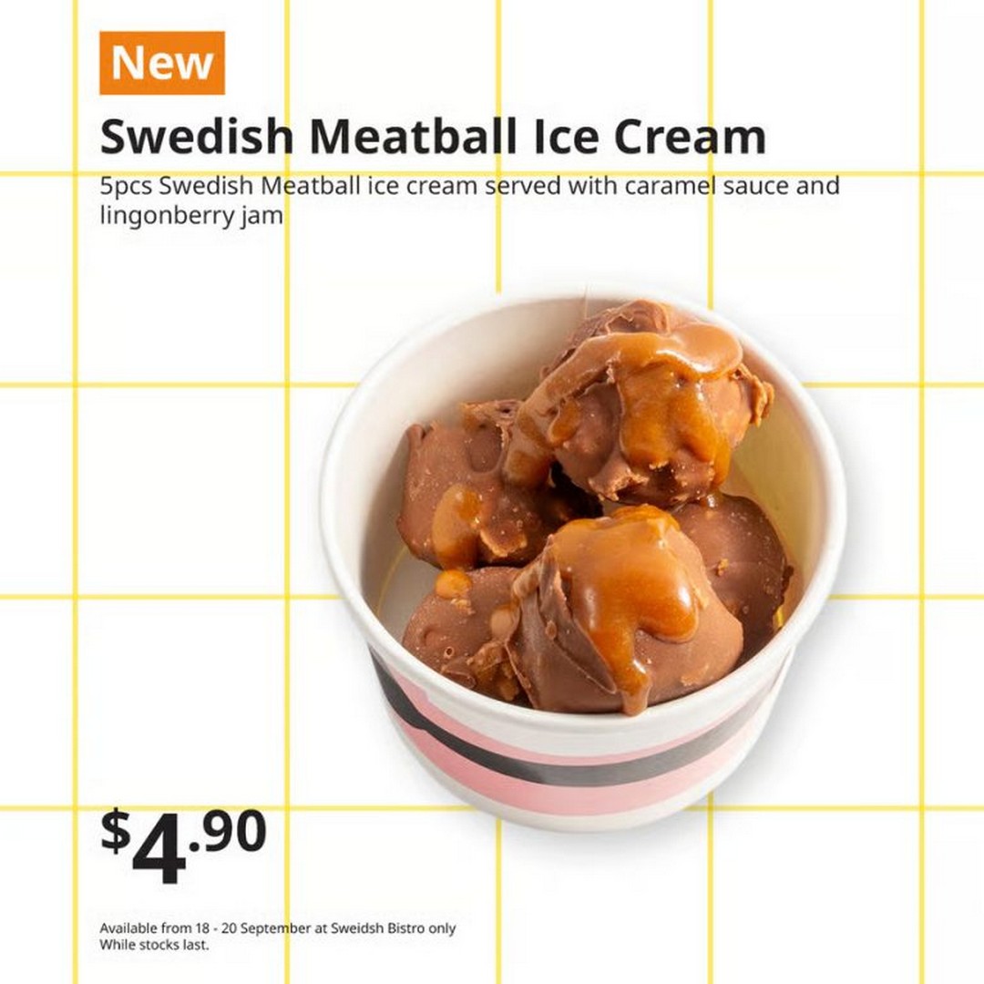 IKEA-Singapore-Swedish-Meatball-Ice-Cream-Returns-at-4.90 18-20 September 2026: IKEA Singapore: Swedish Meatball Ice Cream Returns at $4.90 for Three Days Only, Limited Swedish Bistro Dessert Promotion
