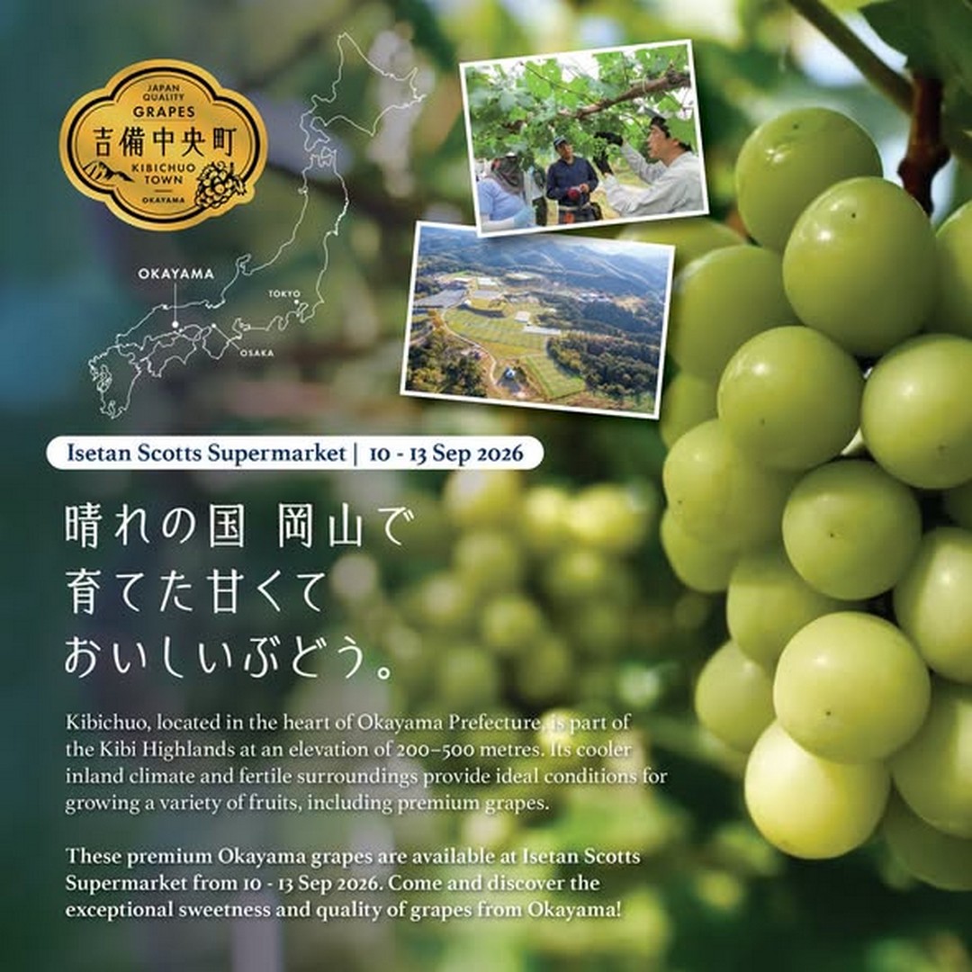 Isetan-Singapore-Japanese-Kibichuo-Pione-Shine-Muscat-Grapes 10-13 September 2026: Isetan Singapore: Japanese Kibichuo Pione & Shine Muscat Grapes Promotion at Isetan Scotts Supermarket